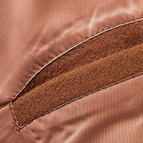 iYYVV Mens Casual Wool Trench Coat Fashion Business Long Thicken Slim Overcoat Jacket Coffee