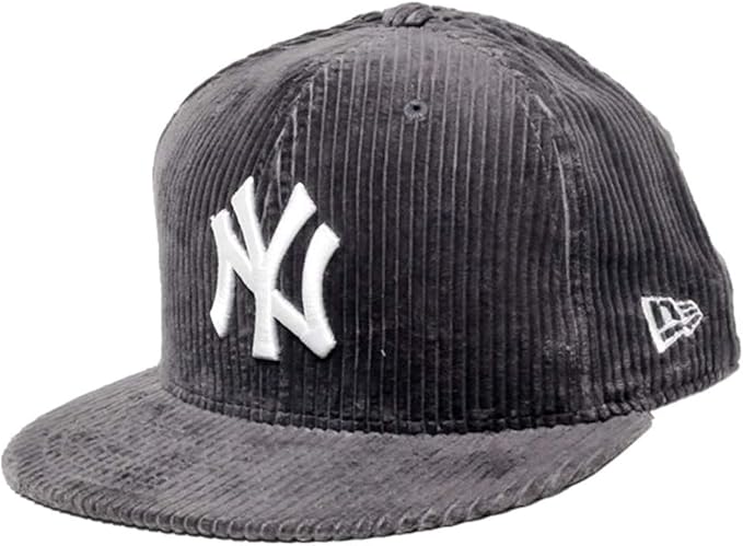 Amazon Co Jp ニューエラ New Era キャップ 59fifty コーデュロイ ニューヨーク ヤンキース Ny グレー 7 1 2 59 6cm Clothing Accessories