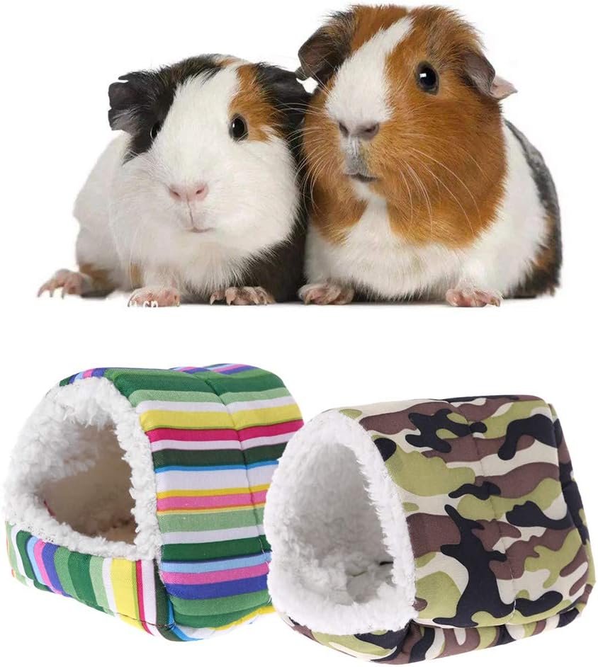 XMTPF Fleece Hamster Cage Guinea Pig Sleeping Mat Bed Warm Pad Small Animal House (style2)