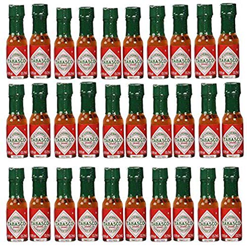 Tabasco brand Pepper Sauce 30-pack Miniatures 1/8oz Bottles - //coolthings.us