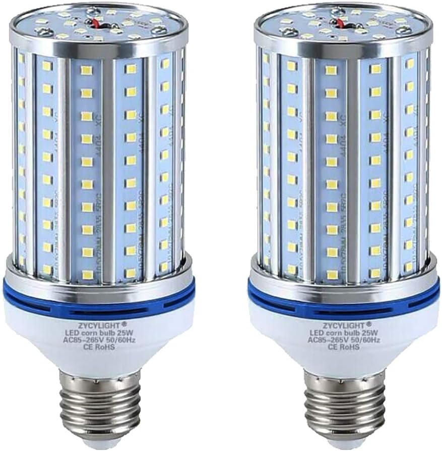 Amazon LEDコーンライト トウモロコシ型 25W LED電球 E26口金 2500LM 6000K 200W白熱電球相当 超高輝度