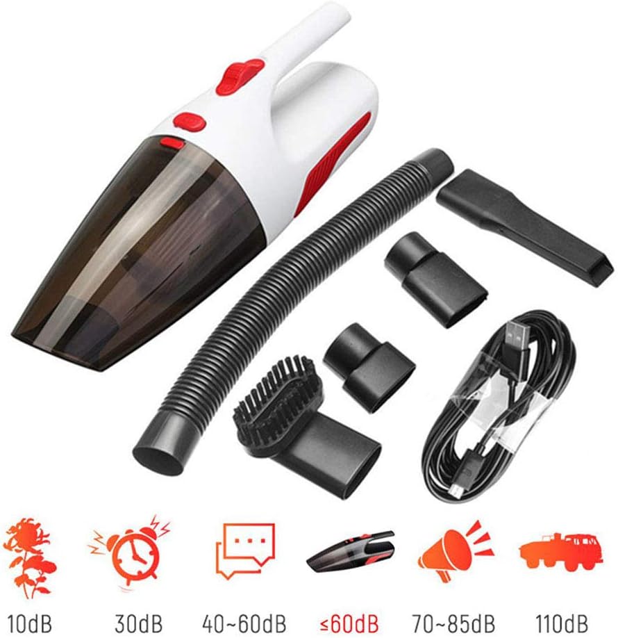 DZSF 120W 12V Car Vacuum Cleaner Portable Handheld Cordless5000pa Super Suction Wet