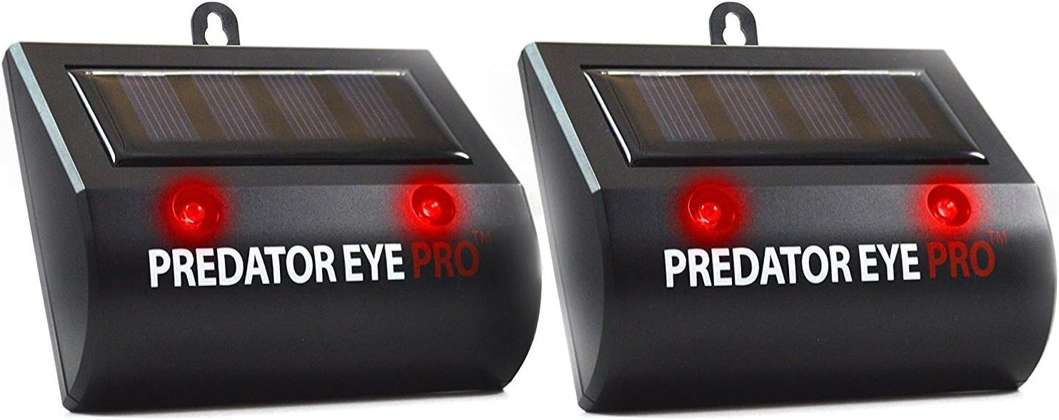 ASPECTEK Predator Eye Pro Day Solar Repeller Deterrent, Blue