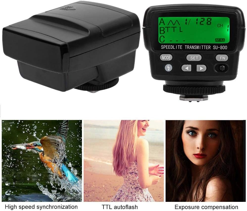 Akozon Flash Trigger Su800 Wireless Ttl Speedlight Commander Flash Light Trigger Transmitter for Nikon Sb910 Sb800 - Image 4