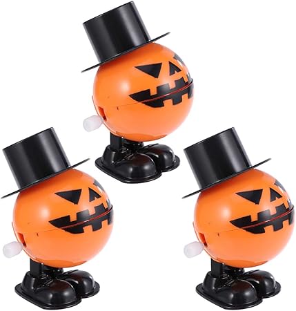 Amazon Nuobesty ハロウィンジャンプおもちゃ小さな小道具幼児小道具ウォーキングおもちゃ教育いたずらゲーム好意3ピース メイキングトイ おもちゃ