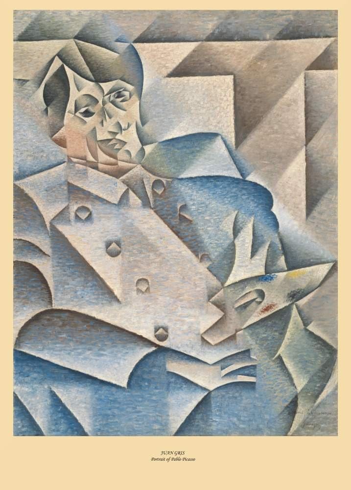 Portrait Of Pablo Picasso By Juan Gris