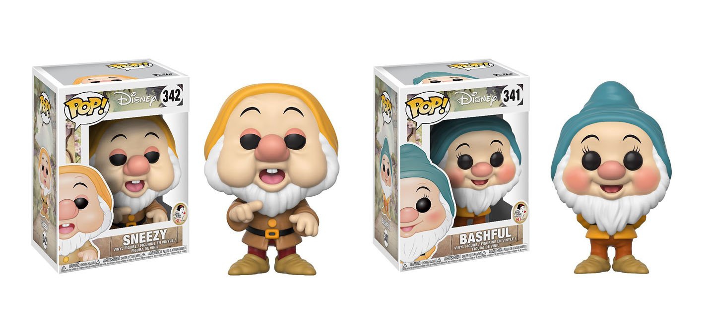 snow white and the seven dwarfs pop vinyl