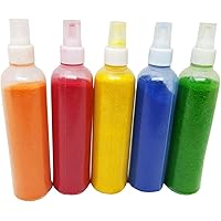Ascension ® Rangoli Powder Colors Bottles 80 gm Each Design Creativity Diwali Floor Rangoli Art Ceramic Colours Rangoli…