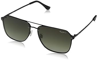 Pepe Jeans Sunglasses Herren Sonnenbrille Saturn Schwarz (Black & Green/Green) 64.0