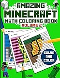 Amazing Minecraft Math: Cool Math Activity Book for Minecrafters (Minecraft Activity Books) (Volume 2)