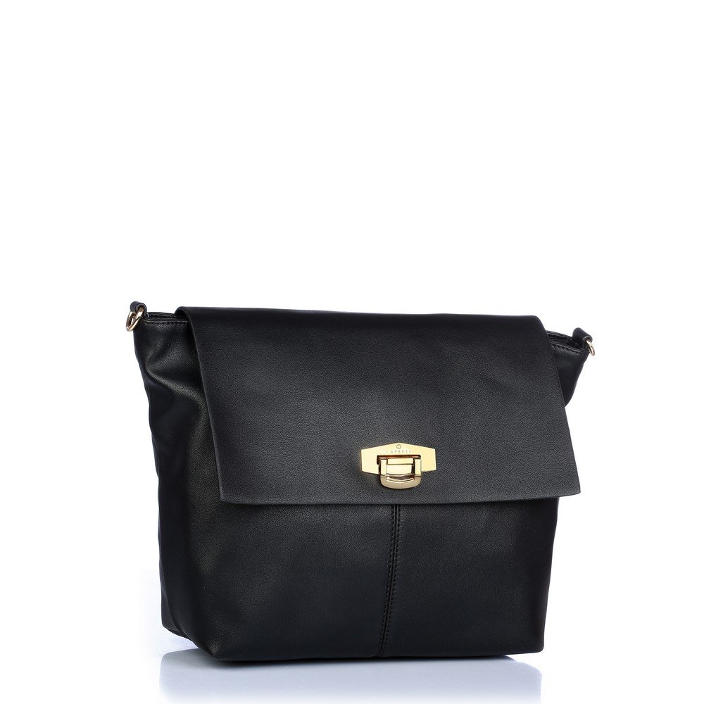 caprese bonnie women's satchel (black)