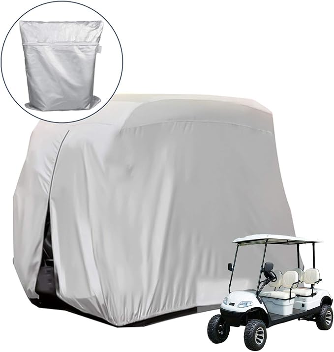 FANTIAN Waterproof Golf Cart Cover, 2 or 4 Passengers Golf