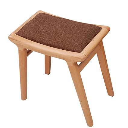 Amazon Com Lqqgxl European Chair Stool Oak Home Dresser