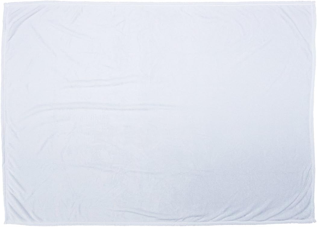 Terry Town Oversize Tahoe Microfleece Throw, White