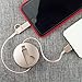 Retractable USB Cable, Acessor-Z 2in1 Lightning + Micro USB Sync & Charge 1M Retractable Quick Charging Data High Speed Adapter Cable for iPhone 5s 6 6s Plus,iPad,iPod,Android Phones (Rose Gold)