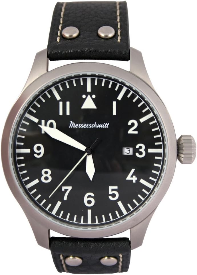 Messerschmitt Aviation Wrist Watch for Men Beo XL ME-47XLB
