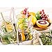 eBoot Paper Straws Drinking Decoration Straw for Birthday, Wedding, Christmas, Celebration Parties, 100 Pieces (Gold and Pink)