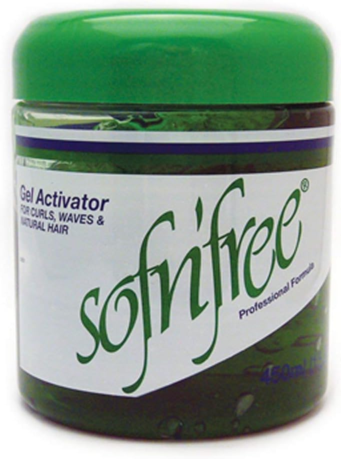Sofn'free Gel Activator for Curls Waves & Natural hair, 500ml (16.9 Fl Oz (Pack of 1)), CLEAR, 500 ml (Pack of 1)