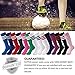 Soccer Socks, SUTTOS Unisex Cotton Knee High Triple Stripe Football Team Socks Athletic Tube Sock 2-10 Pairs