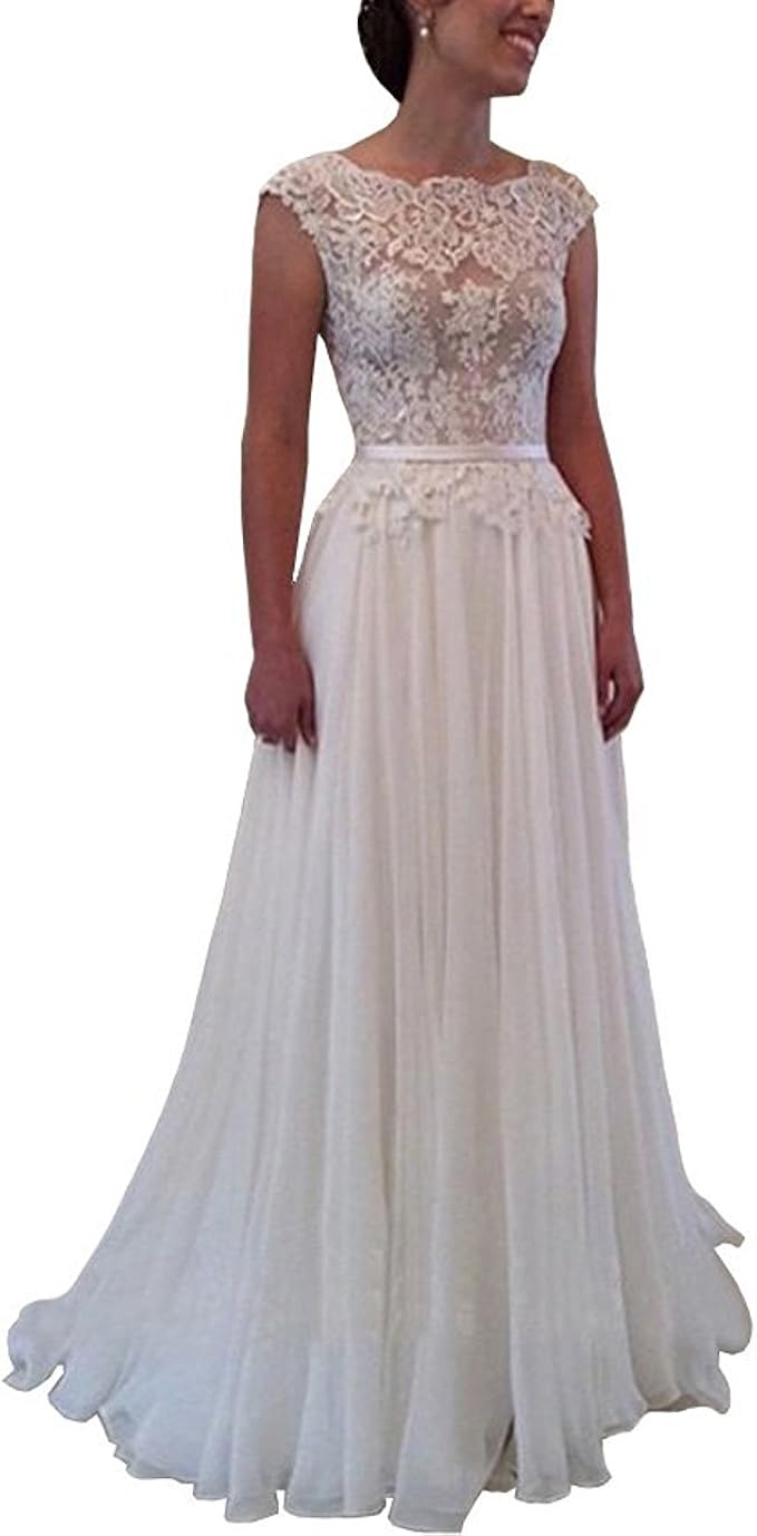 dress with lace top and chiffon bottom