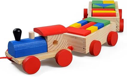 wooden train baby
