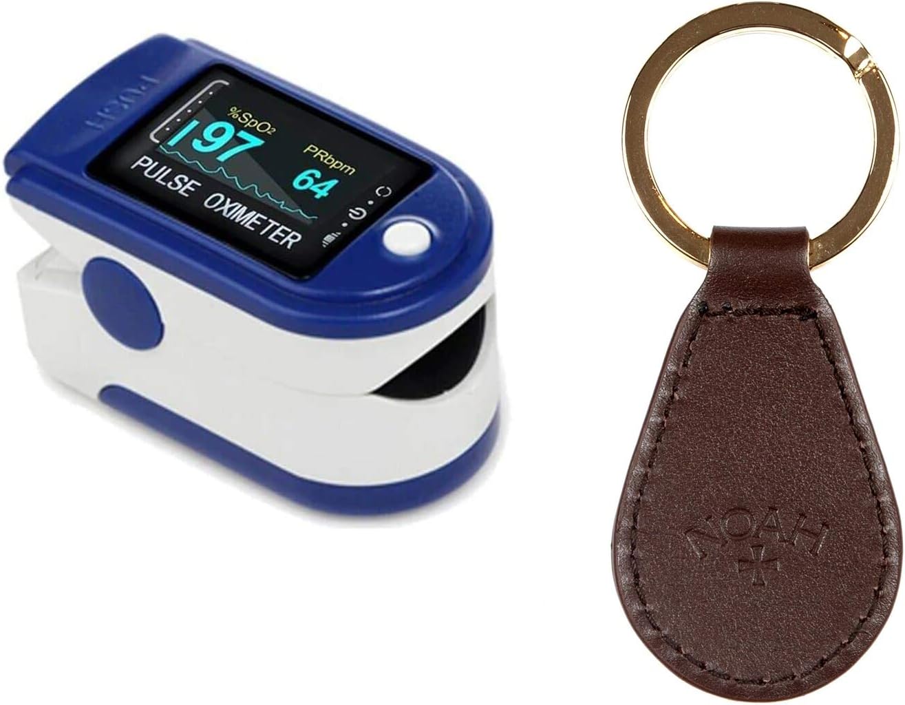 Widecare Finger Pulse Oximeter Meter Health Care for Children and Adults-Black