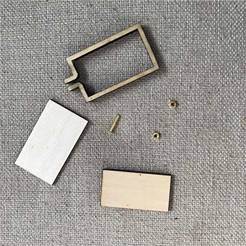 DIY Mini Rectangle Embroidery Hoop Frame - Miniature Embroidery Hoops - DIY Tiny Hoop Kit - Mini Hoop Frame -Diy Necklace Tiny Frame… (5030mm)
