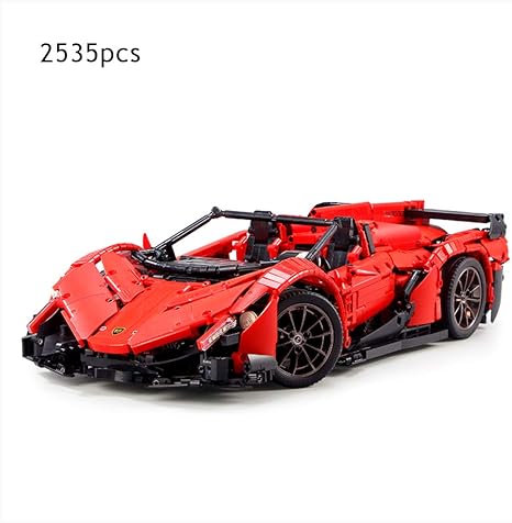 Amazon Co Jp Rcカー8歳の贈り物の上にブロックレーシングキット 2535 Pcs電動リモートコントロールstemプログラミング シミュレーションスポーツカーモデル 男の子と女の子の構築 ホーム キッチン