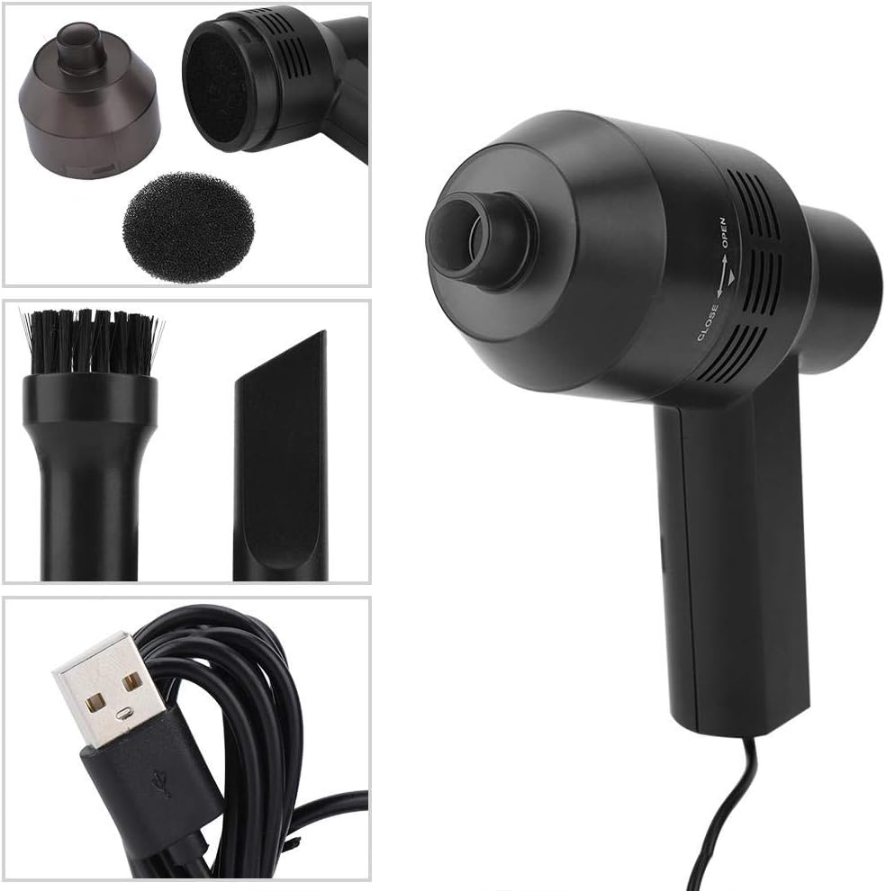 Fdit Electric Portable Handheld USB Mini Vacuum Cleaner for PC Keyboard Home Car Lightweight Handheld Design - Image 4