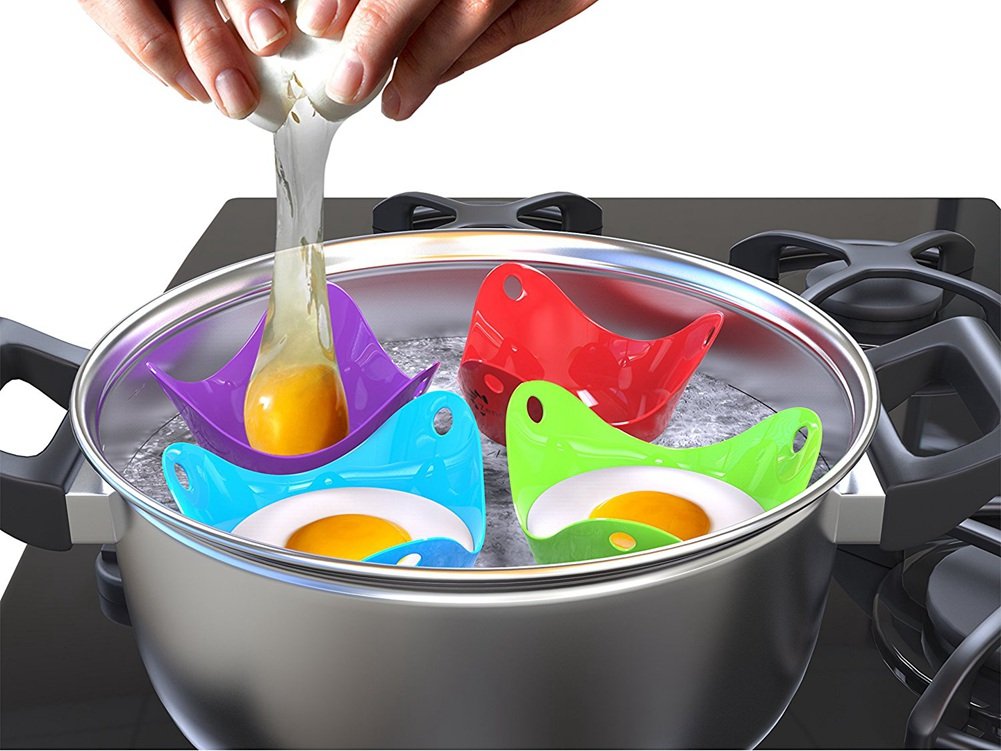 Baking Mold Cups Perfect Poached Eggs Everytime Silicone Egg Poachers