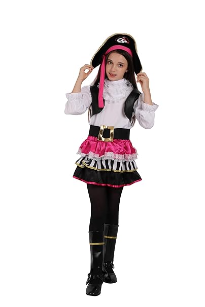 Girls Pirates Costumes Baby Girls Toddler Girl High Seas Buccaneer Costume