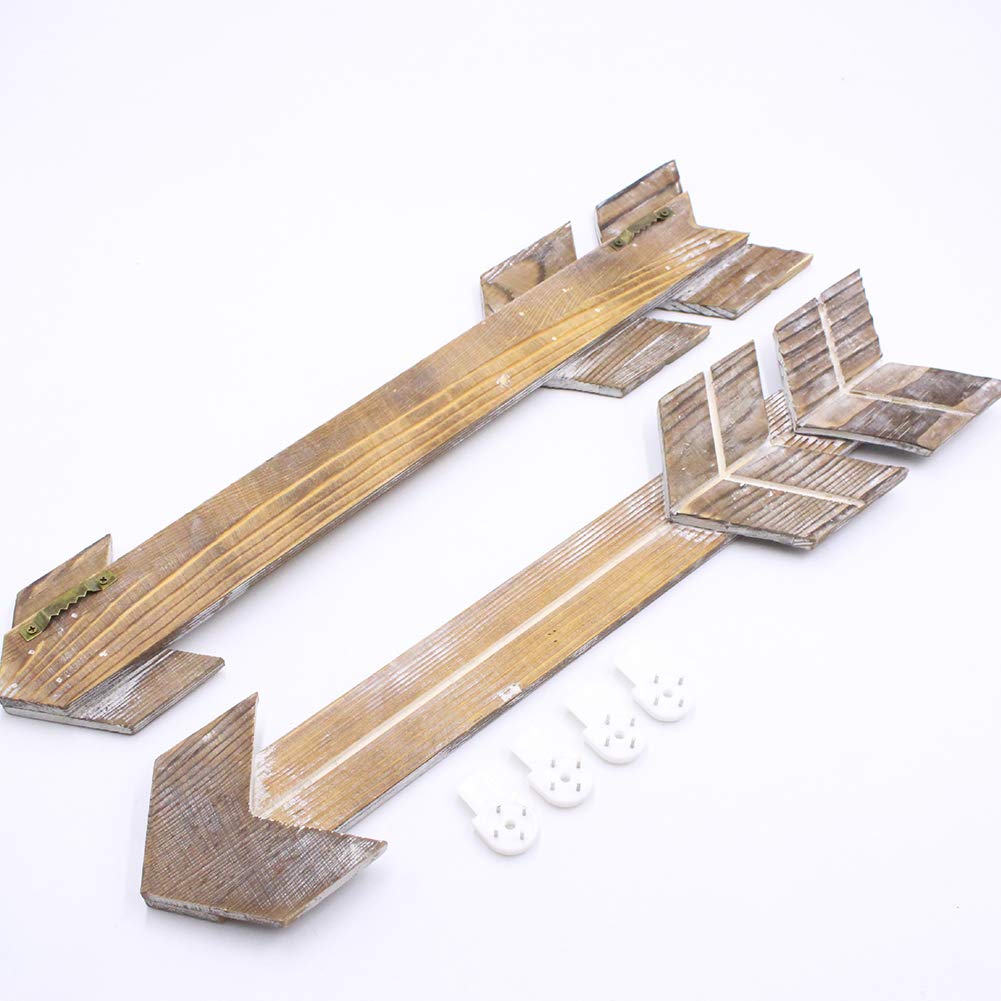 Cartel Rustico De Flecha De Madera Estilo Granja Tamano Libre