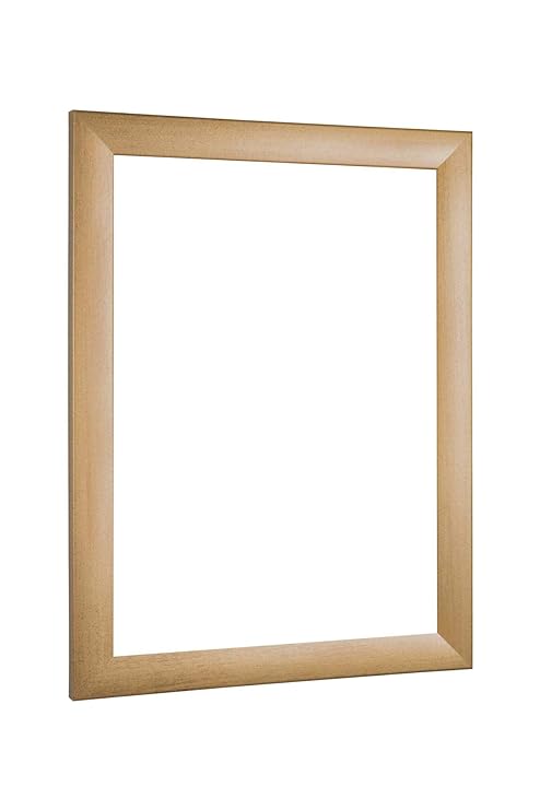 NiRa35-Top Bilderrahmen 37.5x98 cm in Gold gewischt mit Antireflex-Acrylglas