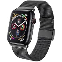 Modoor Compatible with Apple Watch Band 38mm 40mm 42mm 44mm, Stainless Steel Mesh Strap Replacement Watch Band…