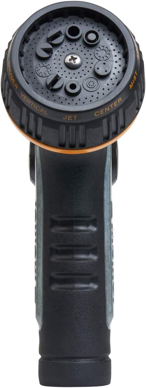 Melnor 65116-AMZ XT Metal 10-Pattern Nozzle with QuickConnect Product Adapter  Bundle, Multi, Heavyweight Thumb Control : Garden & Outdoor