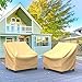 Budge All-Seasons Extra Large Outdoor Chair Cover P1W04SF1, Tan (39 H x 37 W x 41 D)