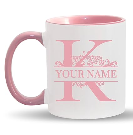 monogrammed coffee thermos