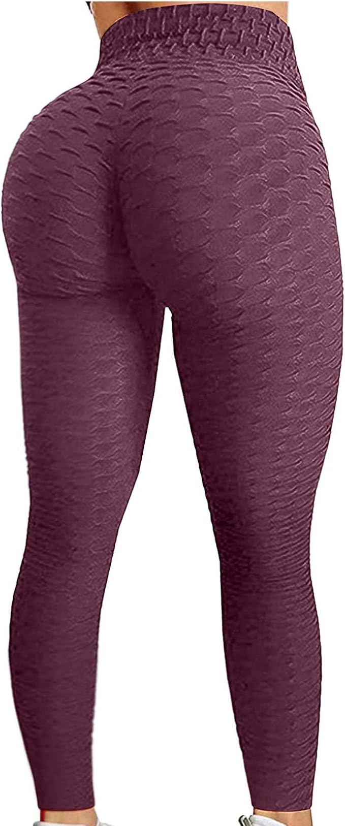 ONGASOFT Yogahose Mit Hoher Taille - Bequeme Netz-Leggings Mit Seitentaschen Für Workout & Laufen