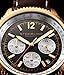 Stuhrling Original Mens Dress Watch - Chronograph Wrist Watch with Tachymeter 24-Hour Subdial (Rose Gold)