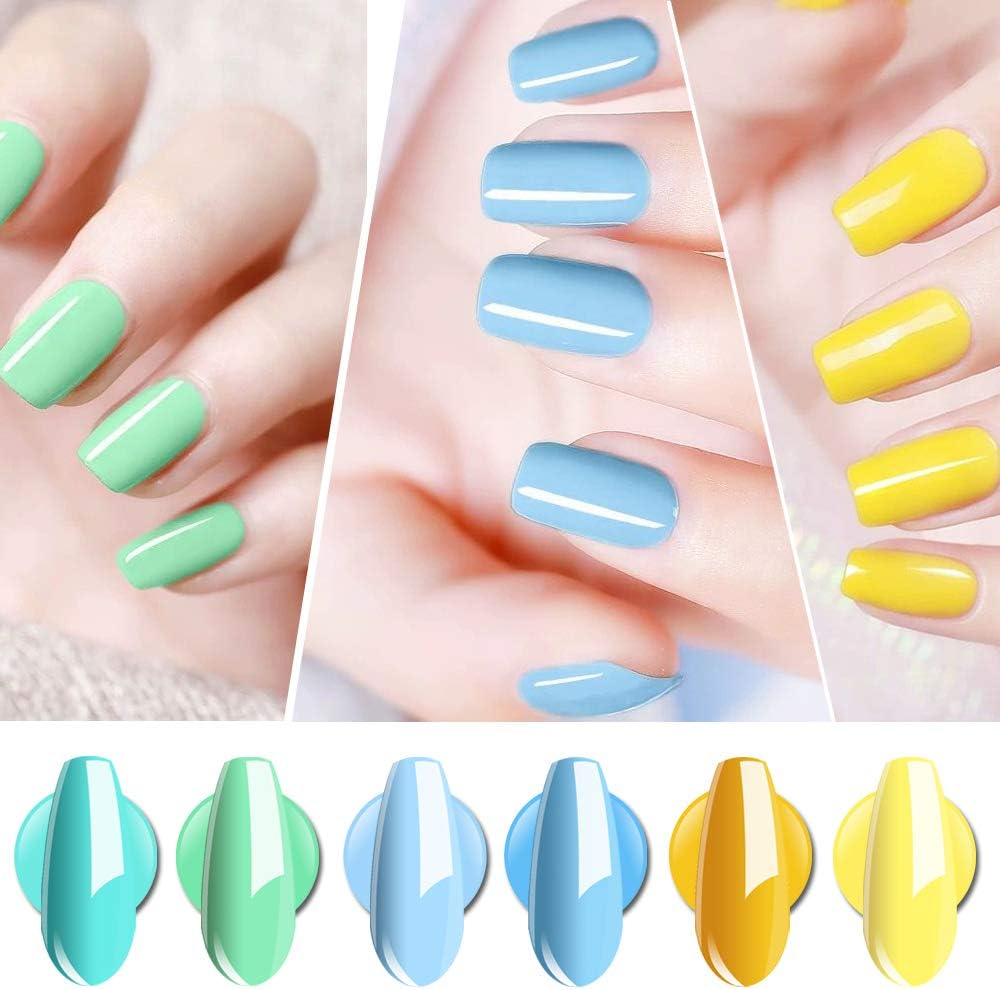 Vishine 24 Colors Soak Off UV LED Gel Nail Polish Plain Summer Range - Image 4