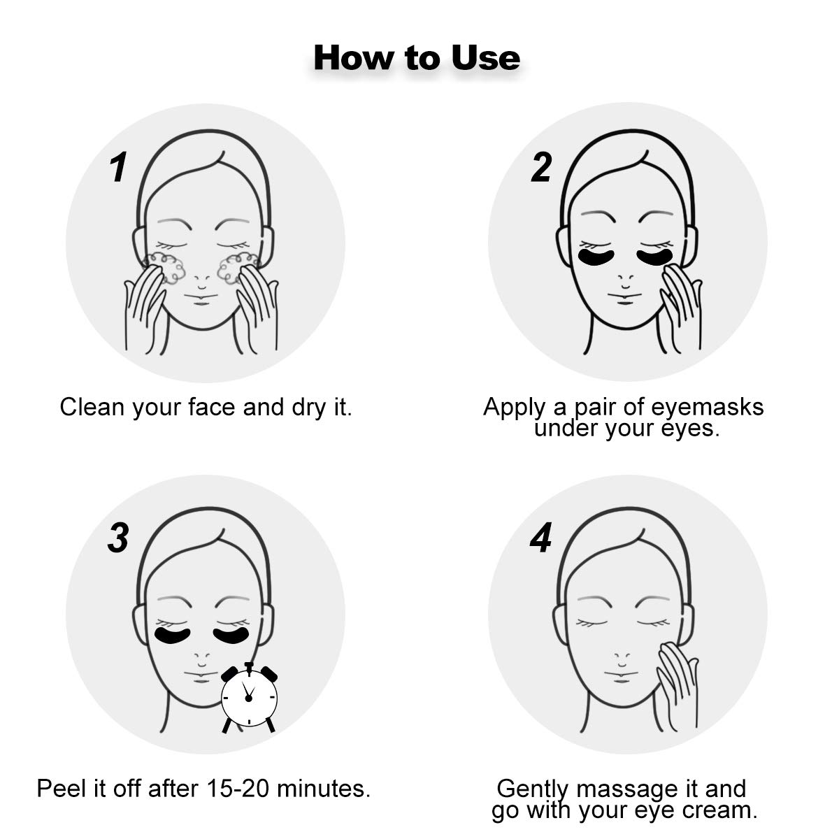 24K Gold Eye Treatment Mask Under Eye Patches Reduces Wrinkles and Puffiness Lighten Dark Circles Moisturizing and Anti Aging Eye Mask (30 Pairs) by SWLKG : Beauty