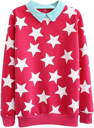 star print hoodie