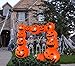 Bigjoys 8 Ft Halloween Inflatable Pumpkin Arch Archway Gate Decoration Inflatables for Indoor Outdoor Home Yard Party