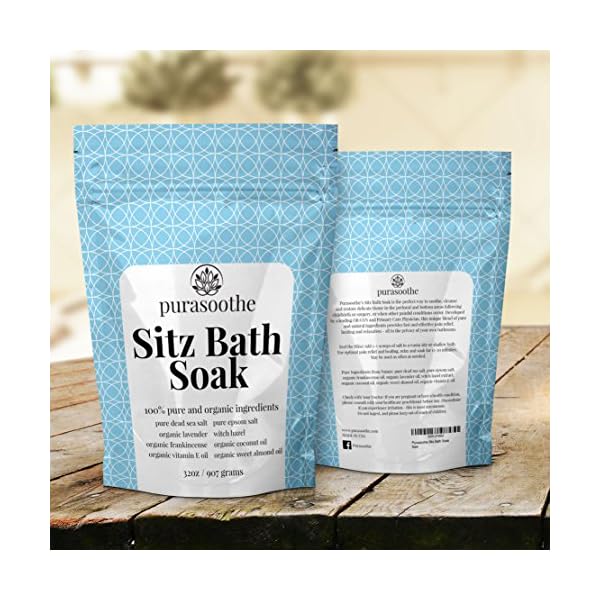 Sitz Bath Salt Natural Hemorrhoid Treatment and Postpartum Care
