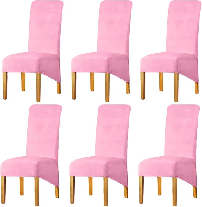 LANSHENG Stretchy Chair Covers for Dining Room Chairs,Stretch Spandex