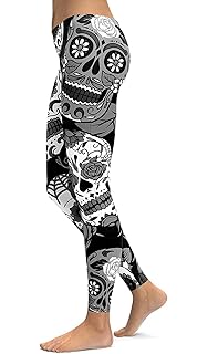 sugar skull workout leggings