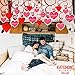 KatchOn, Red Hearts Valentines Hanging Decorations - Pack of 30, No DIY | Valentines Decorations Indoor, Hanging Hearts Decorations | Hanging Valentines Decorations | Valentines Decor