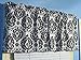 GiniHomer Handmade 100% Cotton Black White Damask Window Curtain Valance