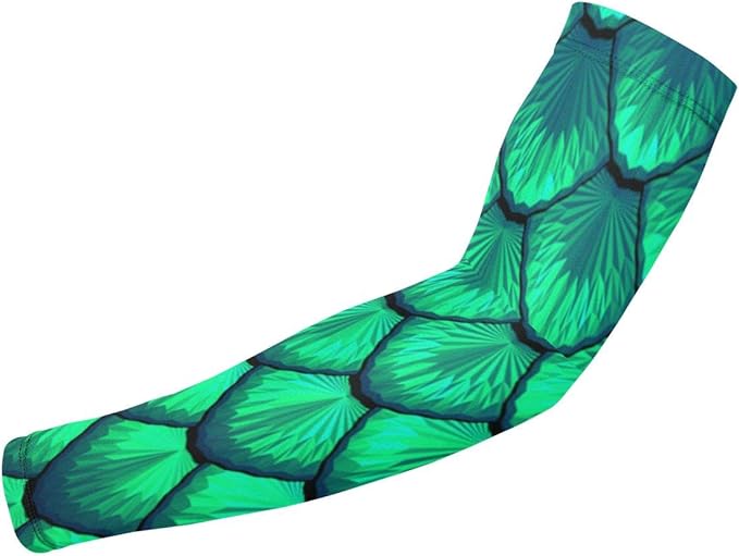 SURERUIM Arm-Ärmel,Blaugrüne Schuppen Einer Meerjungfrau oder eines