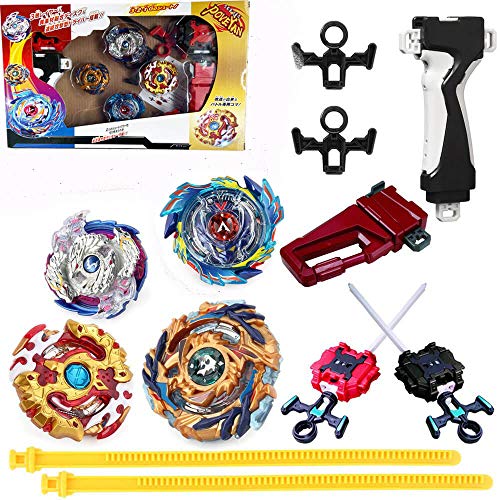 Poveyan Bay Battle Burst God Evolution High Performance Set 4D Launcher Stater Grip and Stadium Battle Set - Thumbnail 6
